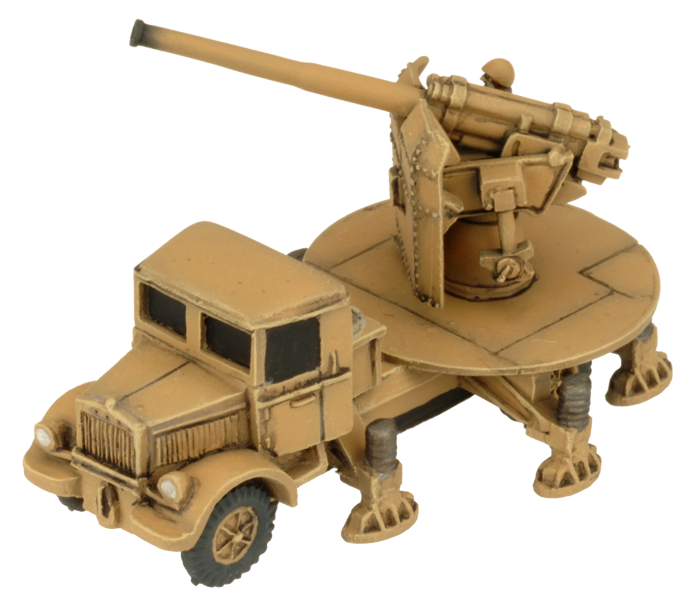 Flames of War: Italian 90mm on Lancia Anti-tank Battery (Mid War)