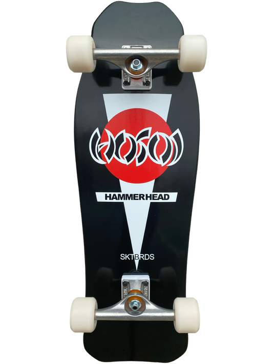 Hosoi Hammerhead Double Kick Black 10.25" Complete Skateboard