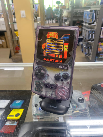 Gameboy Color System - Backlit IPS Screen and New Atomic Purple Shell