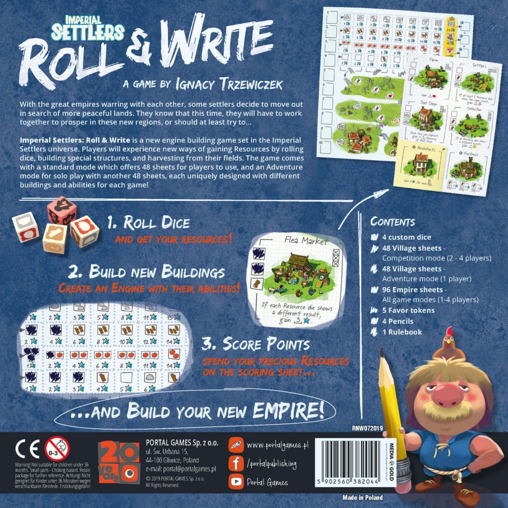 Imperial Settlers: Roll & Write