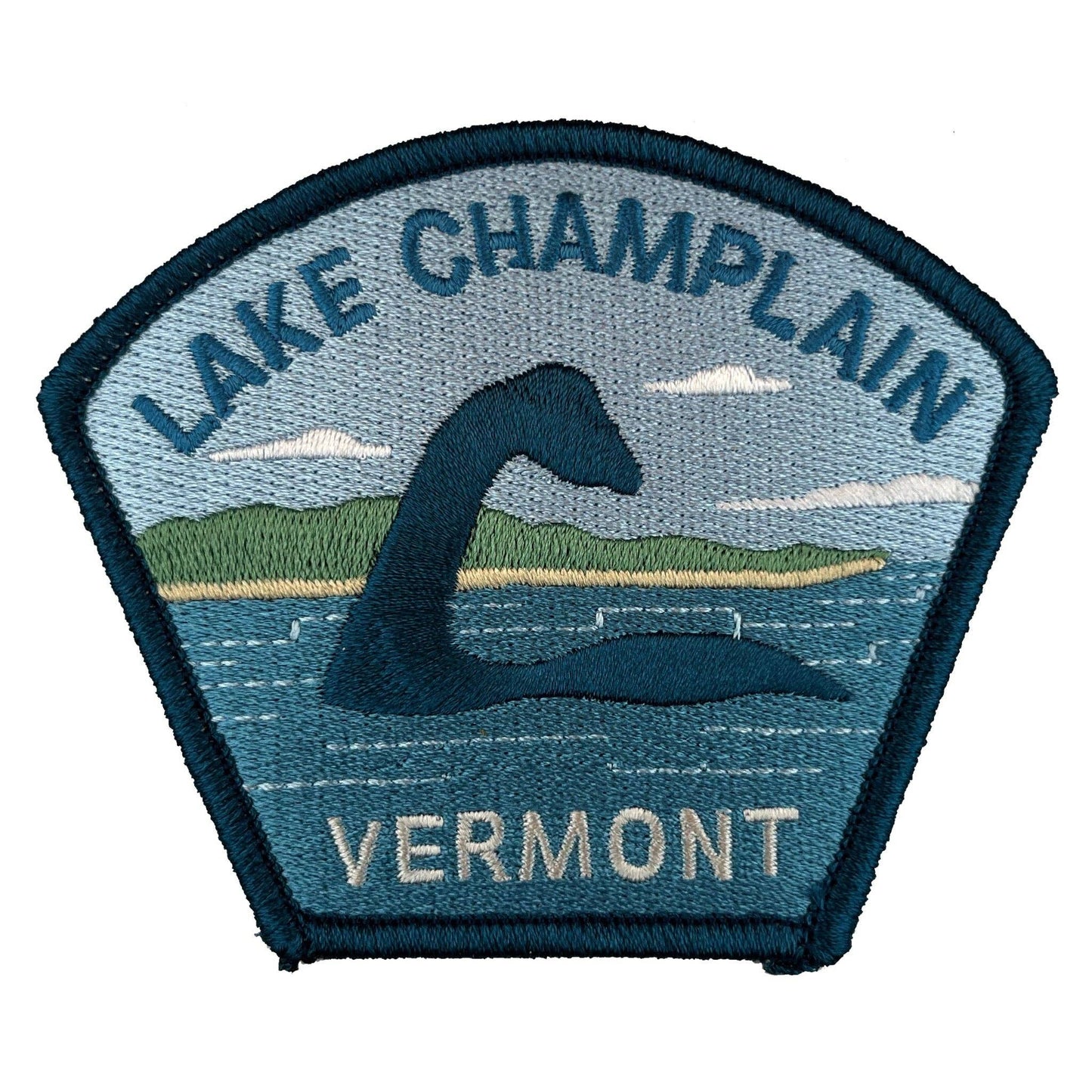 Lake Champlain, Vermont Travel Patch: Iron-on