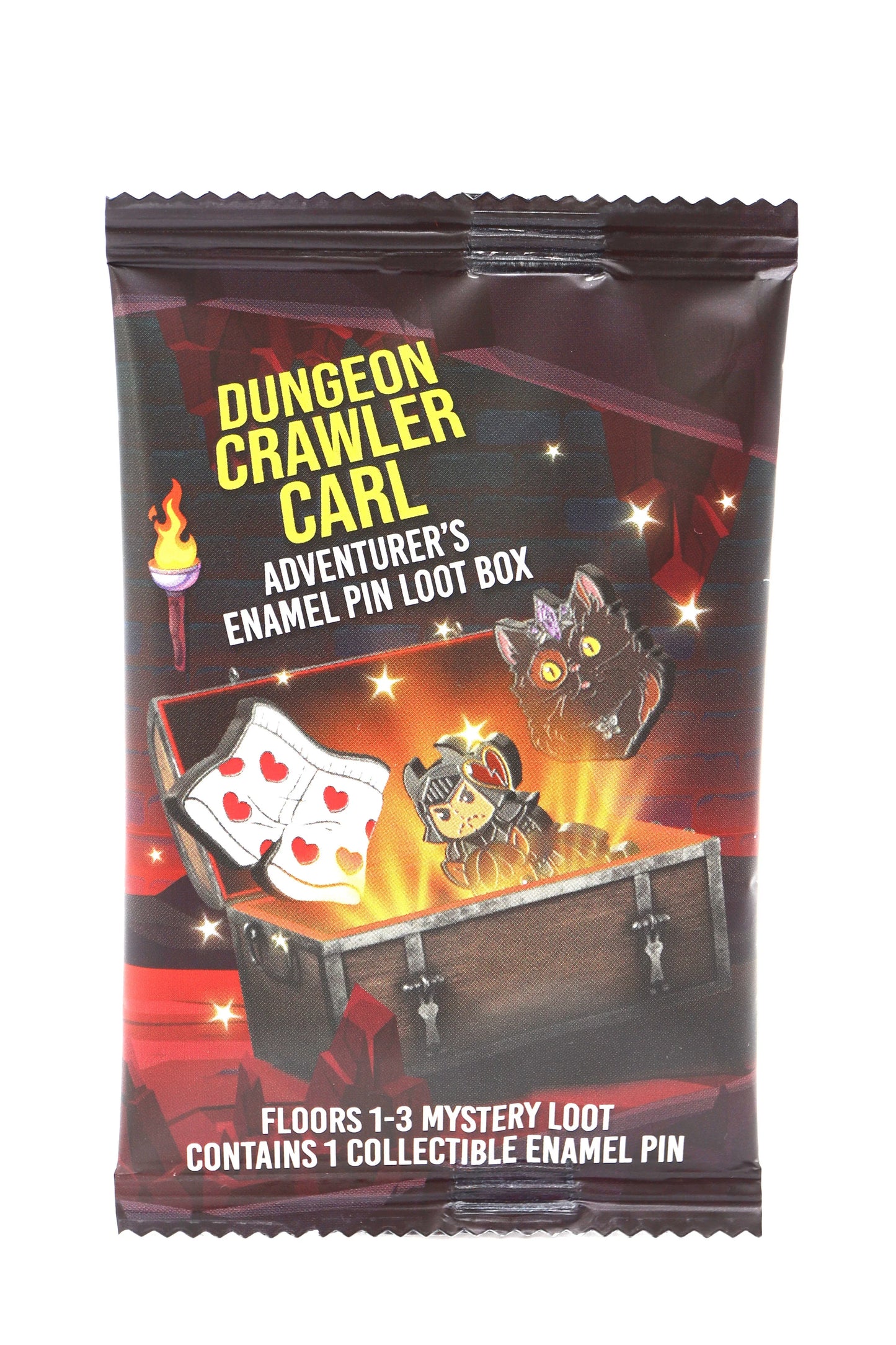 Foam Brain Games: Enamel Pin - Dungeon Crawler Carl - Adventurer's Pin Mystery Loot: Floors 1-3