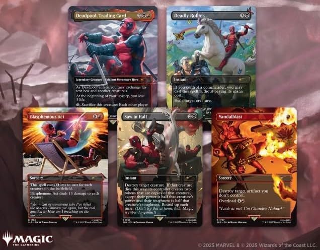 Magic: the Gathering Secret Lair x Marvel's Deadpool