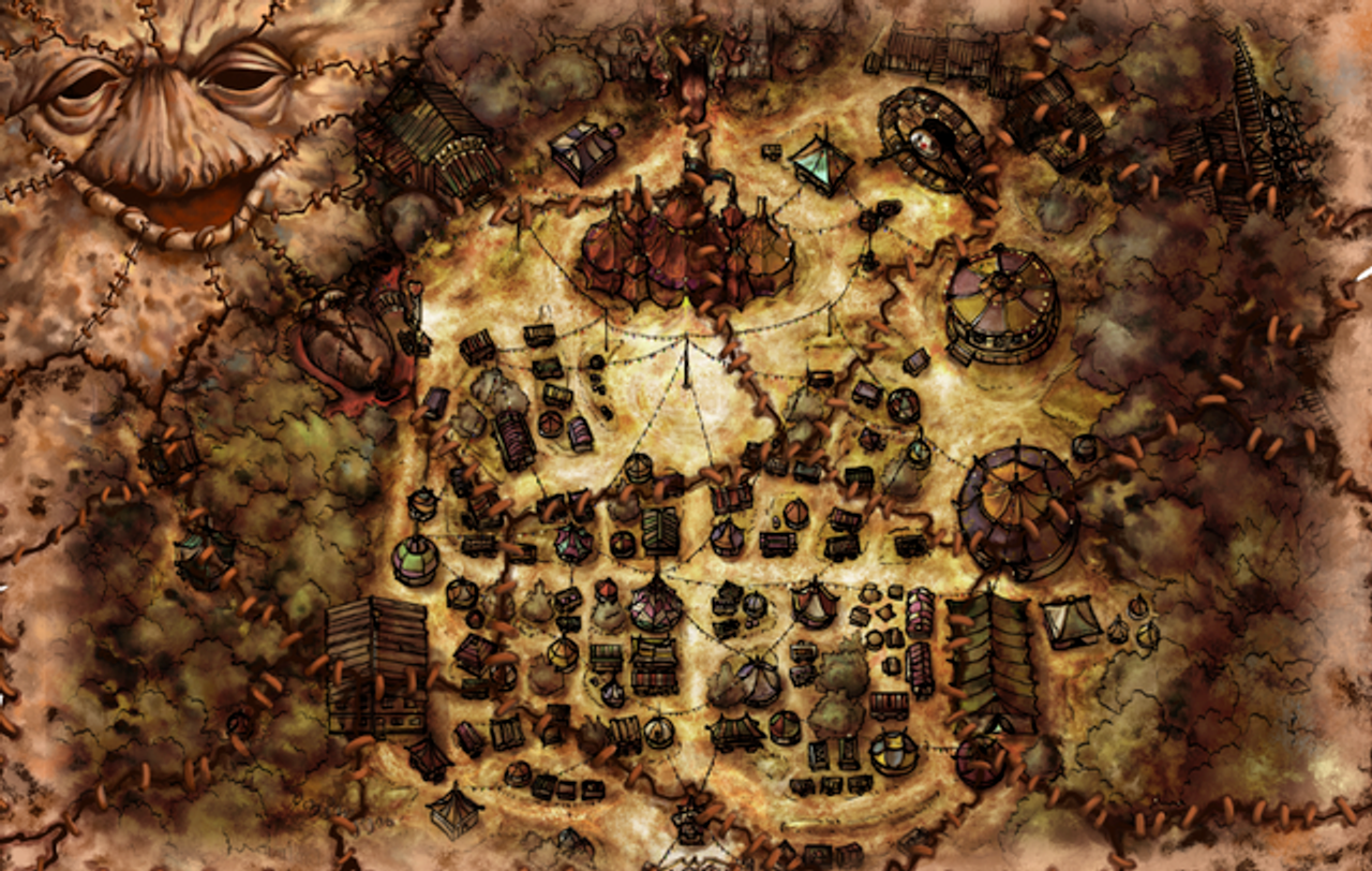 Heckna! - Fabric "Maphew" World Map