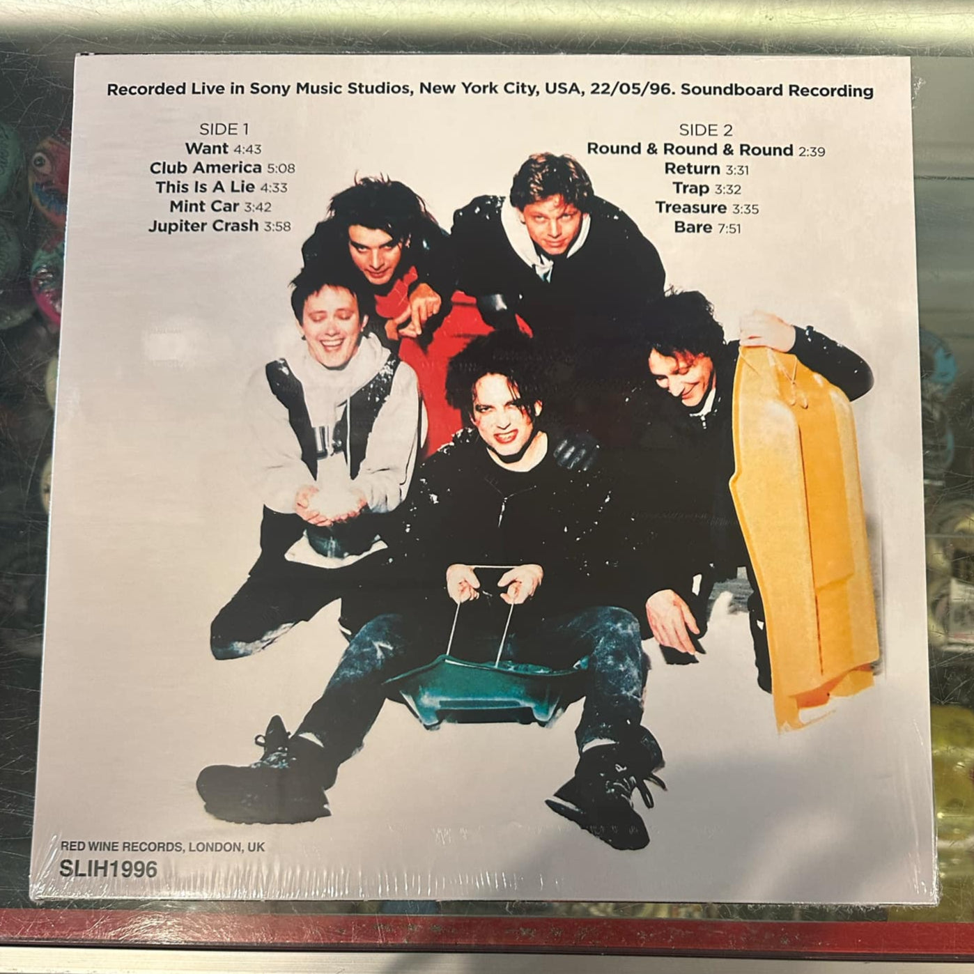 Cure, The – SOME LIKE IT HOT! (STUDIO TRACKS 1996) (Color Vinyl) LP Record *Unofficial Release*