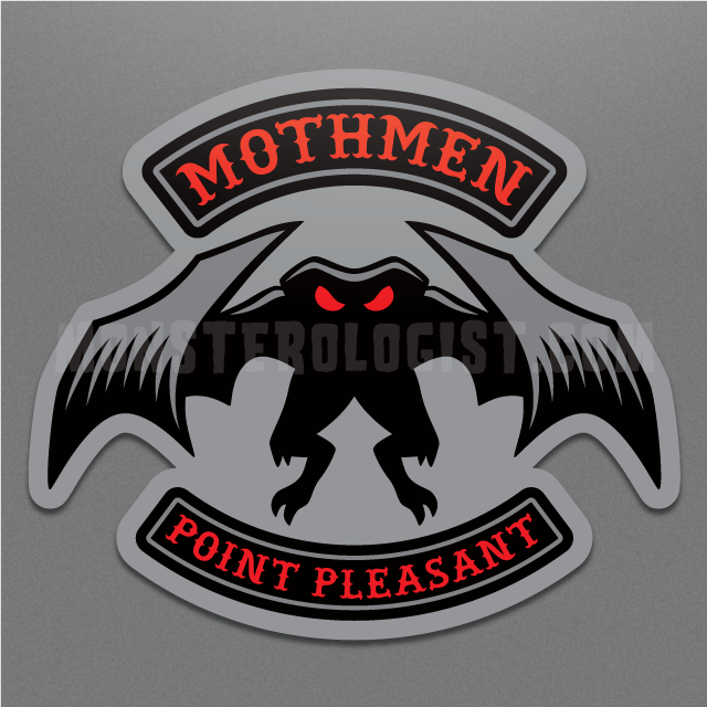Mothmen Motorcycle Club Sticker