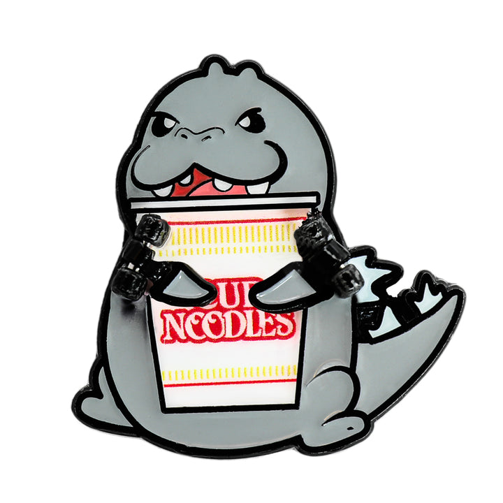 Nissin® Cup Noodles® x Godzilla Enamel Pin 1.5" - Noodle Rampage