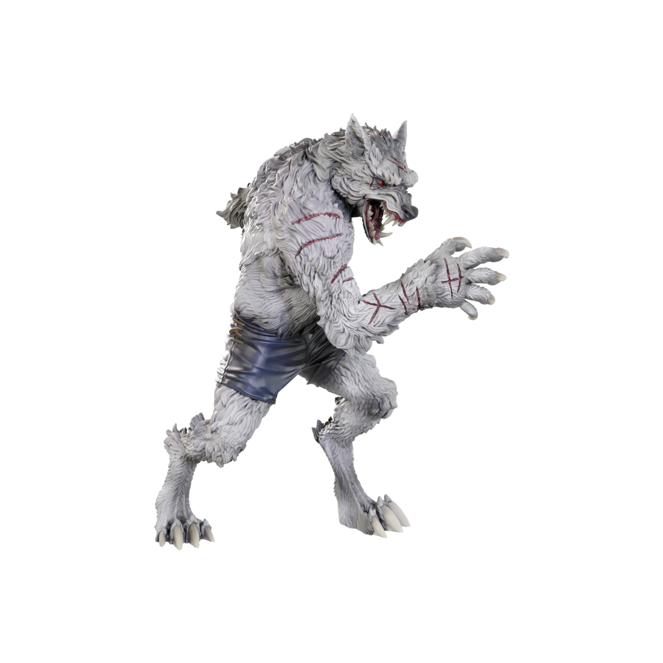 D&D: Critical Role Miniatures - Chetney Pock O'Pea & Werewolf
