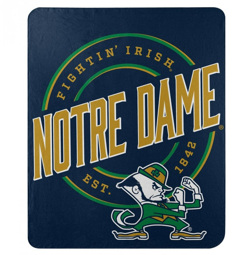 Notre Dame Fighting Irish 50" x 60" Campaign Fleece Blanket