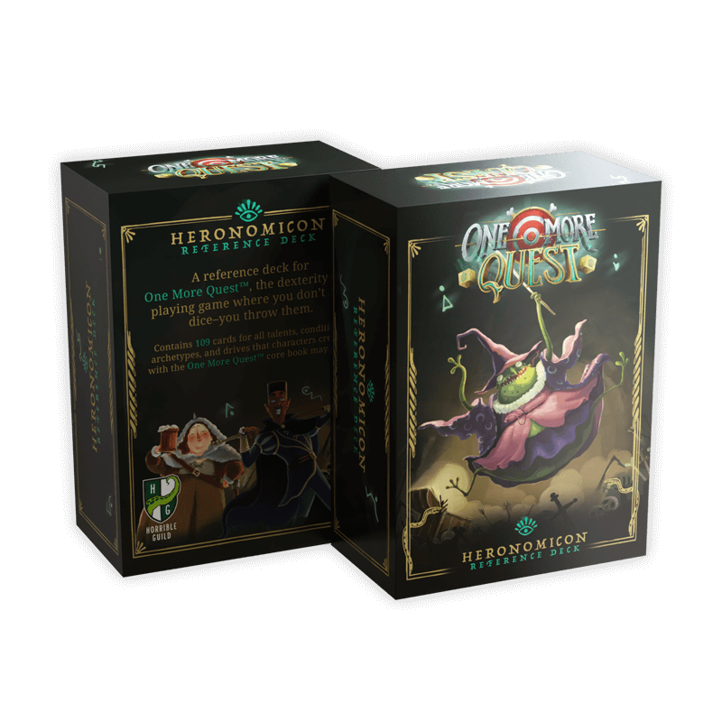 One More Quest: Heronomicon Reference Deck