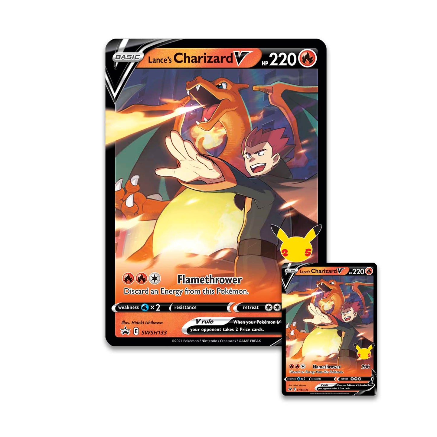 Pokemon Celebrations: Lance's Charizard V Collection