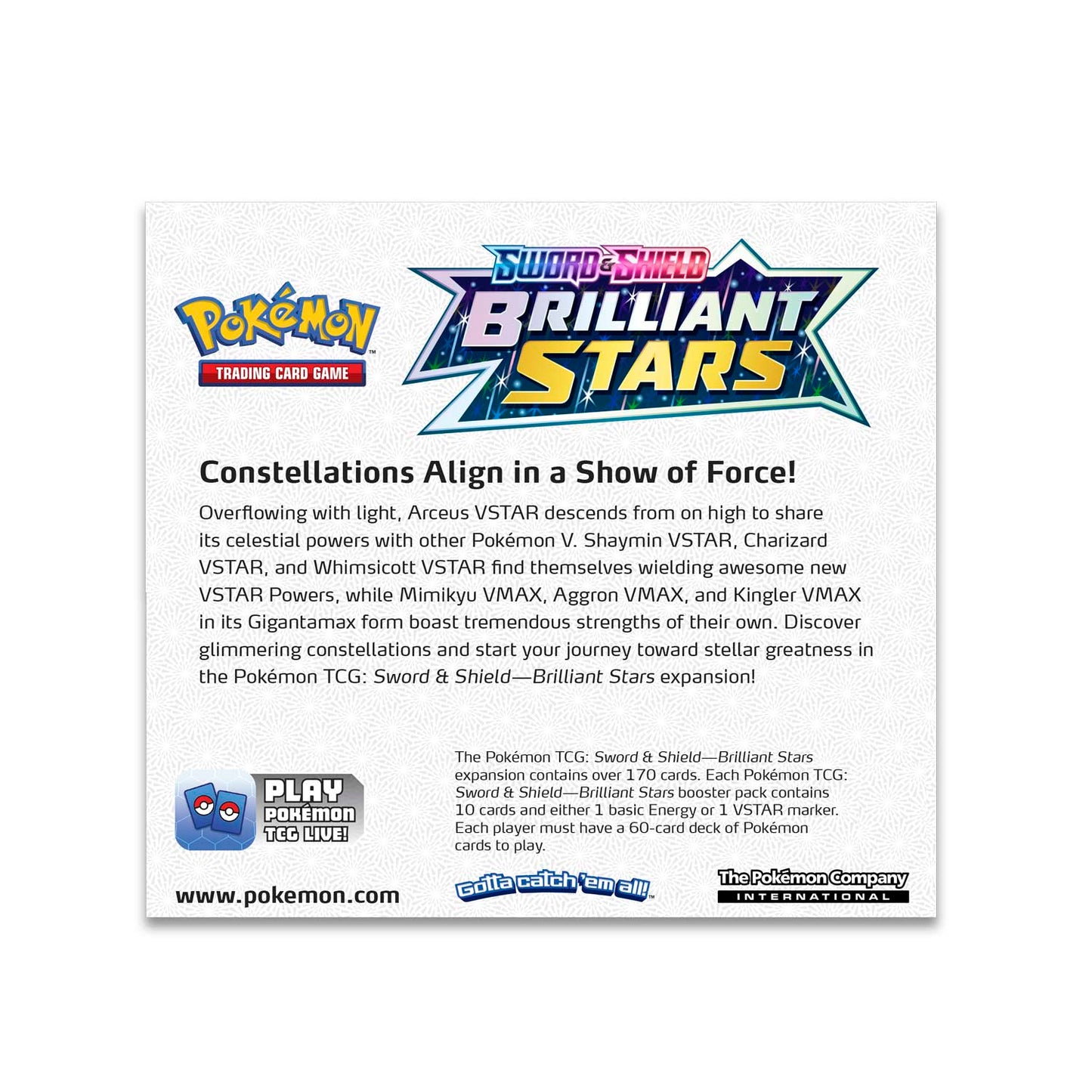 Pokemon: Sword & Shield - Brilliant Stars Booster Pack