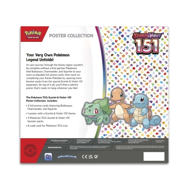 Pokemon: Scarlet & Violet - 151 Poster Collection