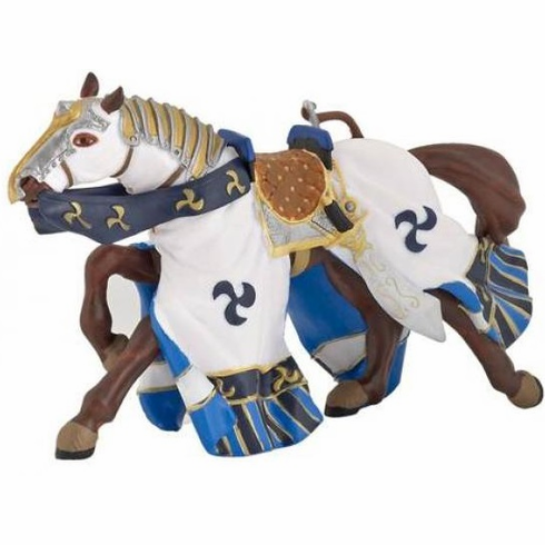 Papo France: Medieval - Ottoman Knight's Horse - Blue