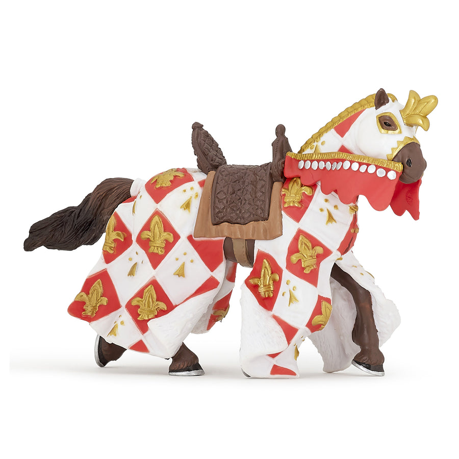 Papo France: Medieval - Fleur-de-Lys - Horse - White