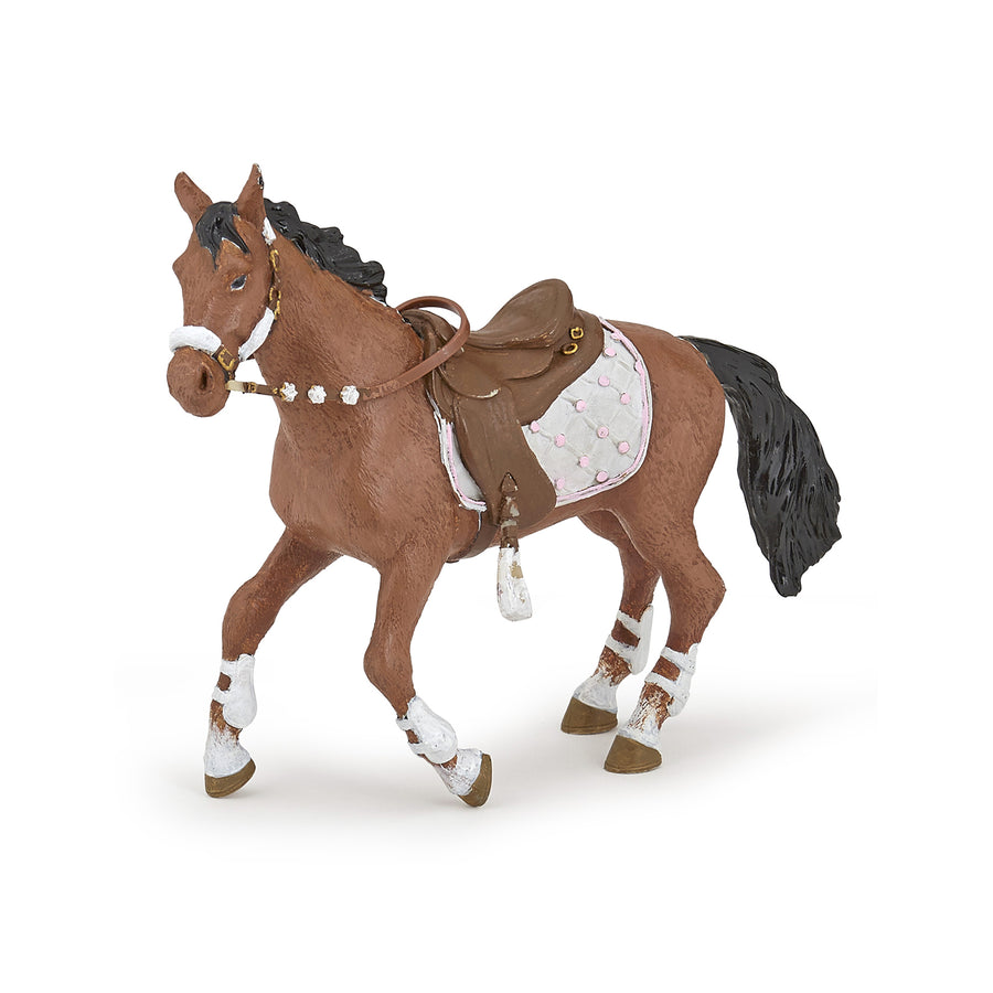 Papo France: Horses, foals & ponies - Winter Fashion Rider Horse