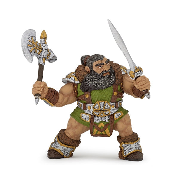 Papo France: Fantasy - Dwarf Warrior With Axe