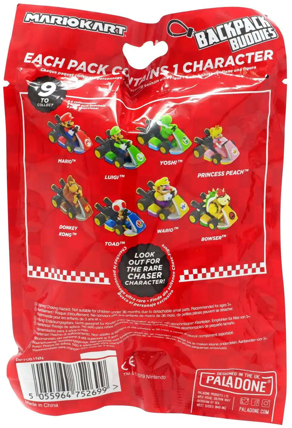 Paladone: Super Mario - Mario Kart - Backpack Buddies - Blind Pack