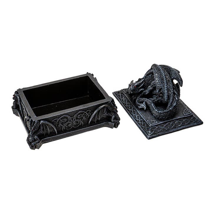 Celtic Dragon Box: Trinket Box - Mythical Winged Guardian