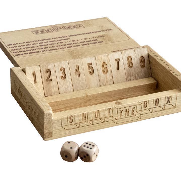 Project Genius: Ecologicals Bamboo Puzzles - Shut the Box