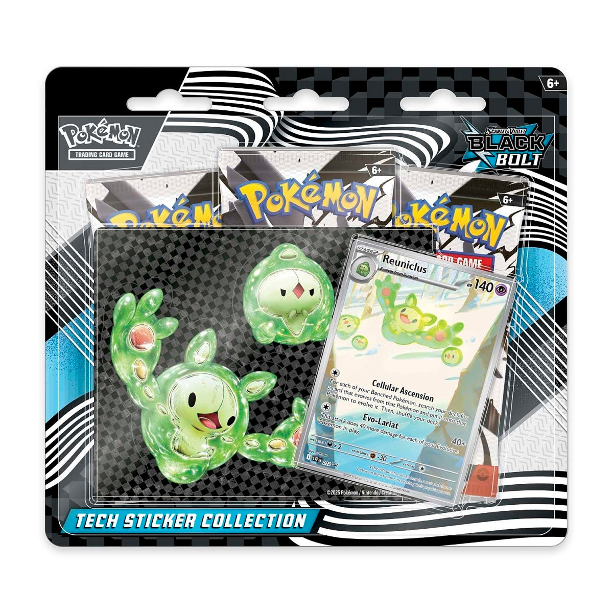 Pokemon: Scarlet & Violet - Black Bolt & White Flare - Black Bolt Tech Sticker Collection