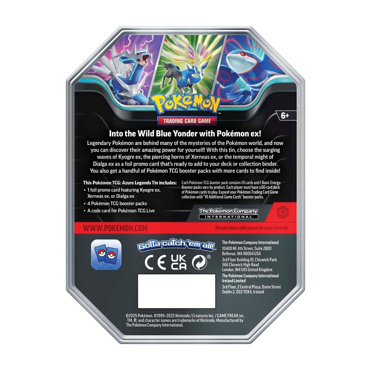 Pokemon: Azure Legends Tin - Xerneas ex