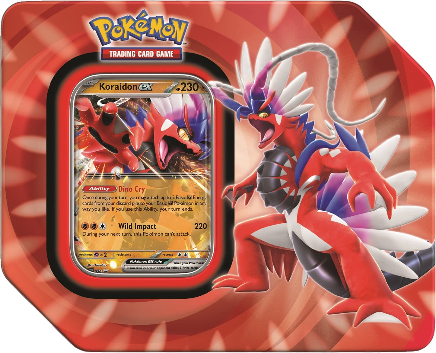 Pokemon: Paldea Legends Tin Koraidon