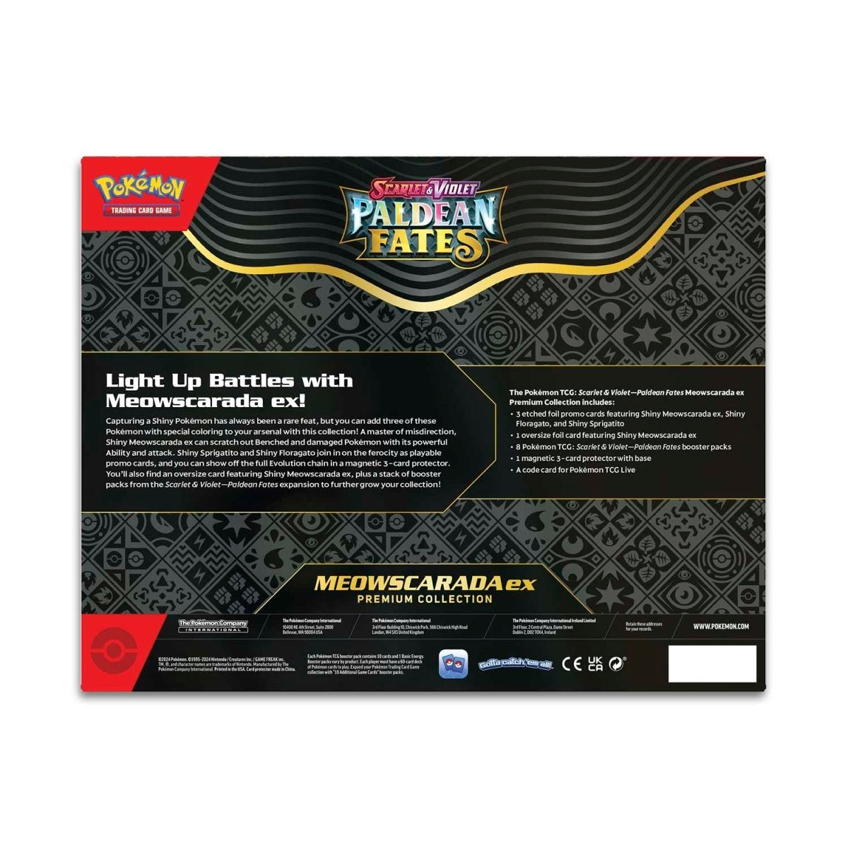 Pokemon: Scarlet & Violet - Paldean Fates - Premium Collection - Meowscarada ex