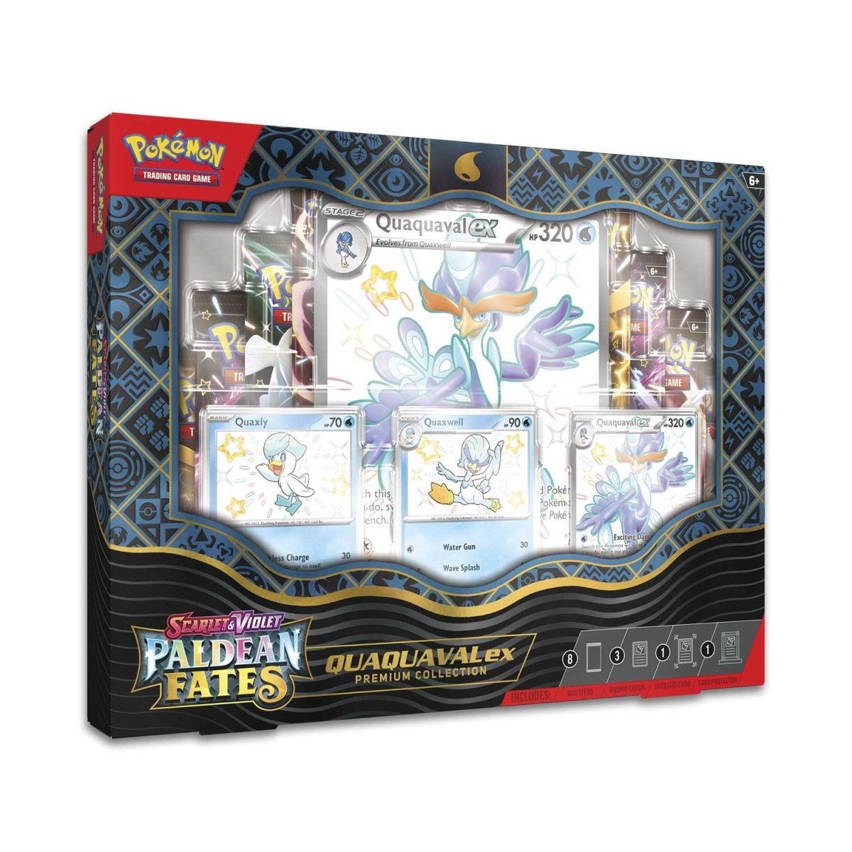 Pokemon: Scarlet & Violet - Paldean Fates - Premium Collection - Quaquaval ex