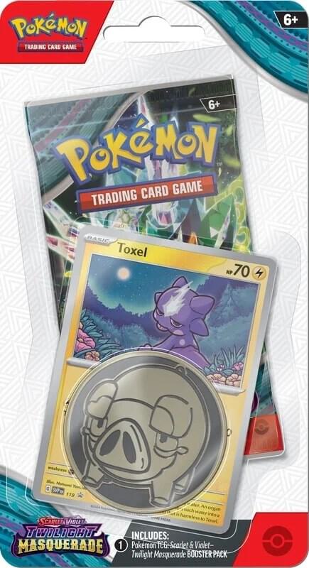 Pokemon: Scarlet & Violet - Twilight Masquerade - Checklane Blister Pack - Toxel