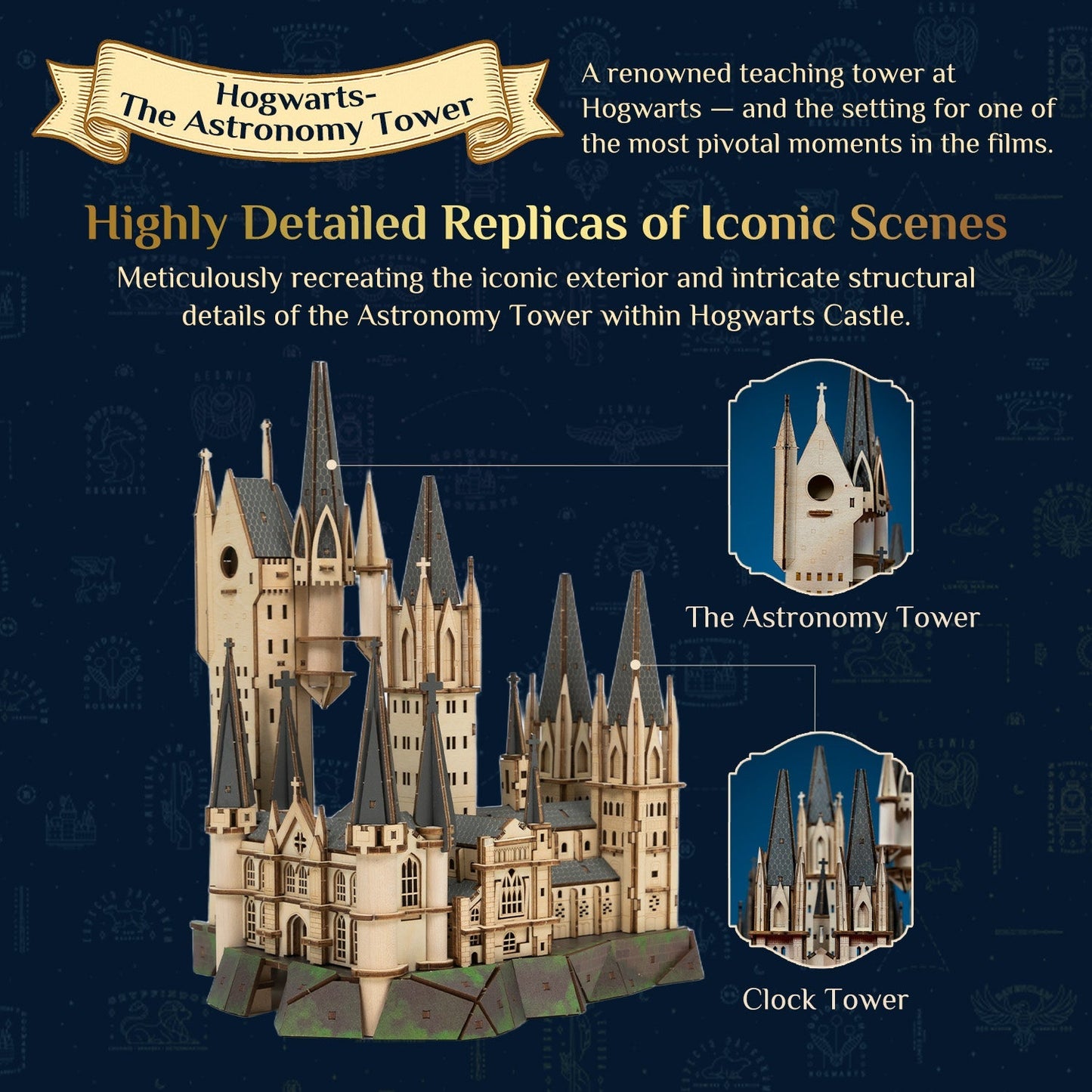 Puremind: Craft Kit - Harry Potter - Hogwarts - Astronomy Tower