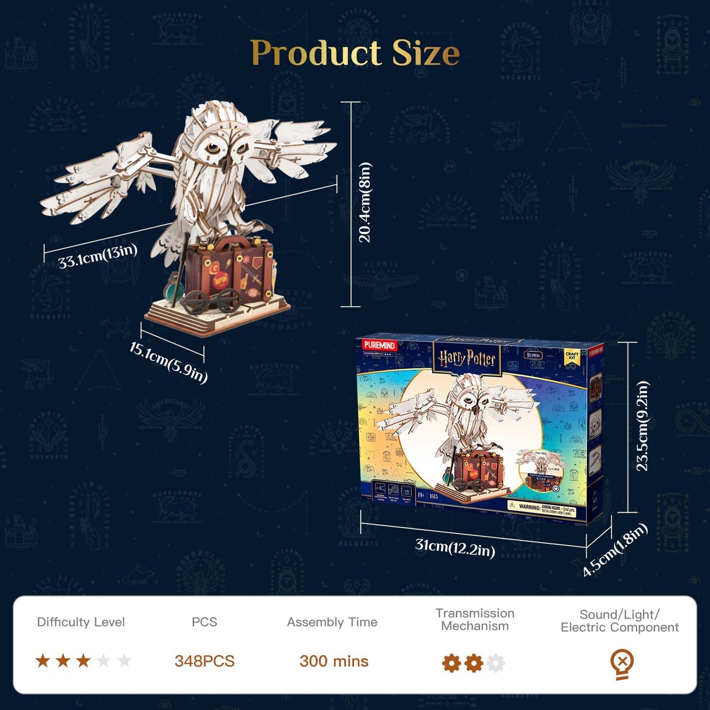 Puremind: Craft Kit - Harry Potter - Hedwig