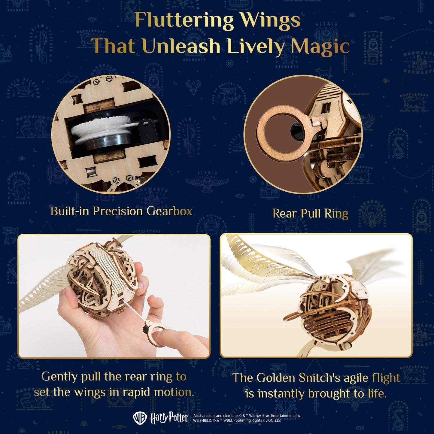 Puremind: Craft Kit - Harry Potter - Golden Snitch