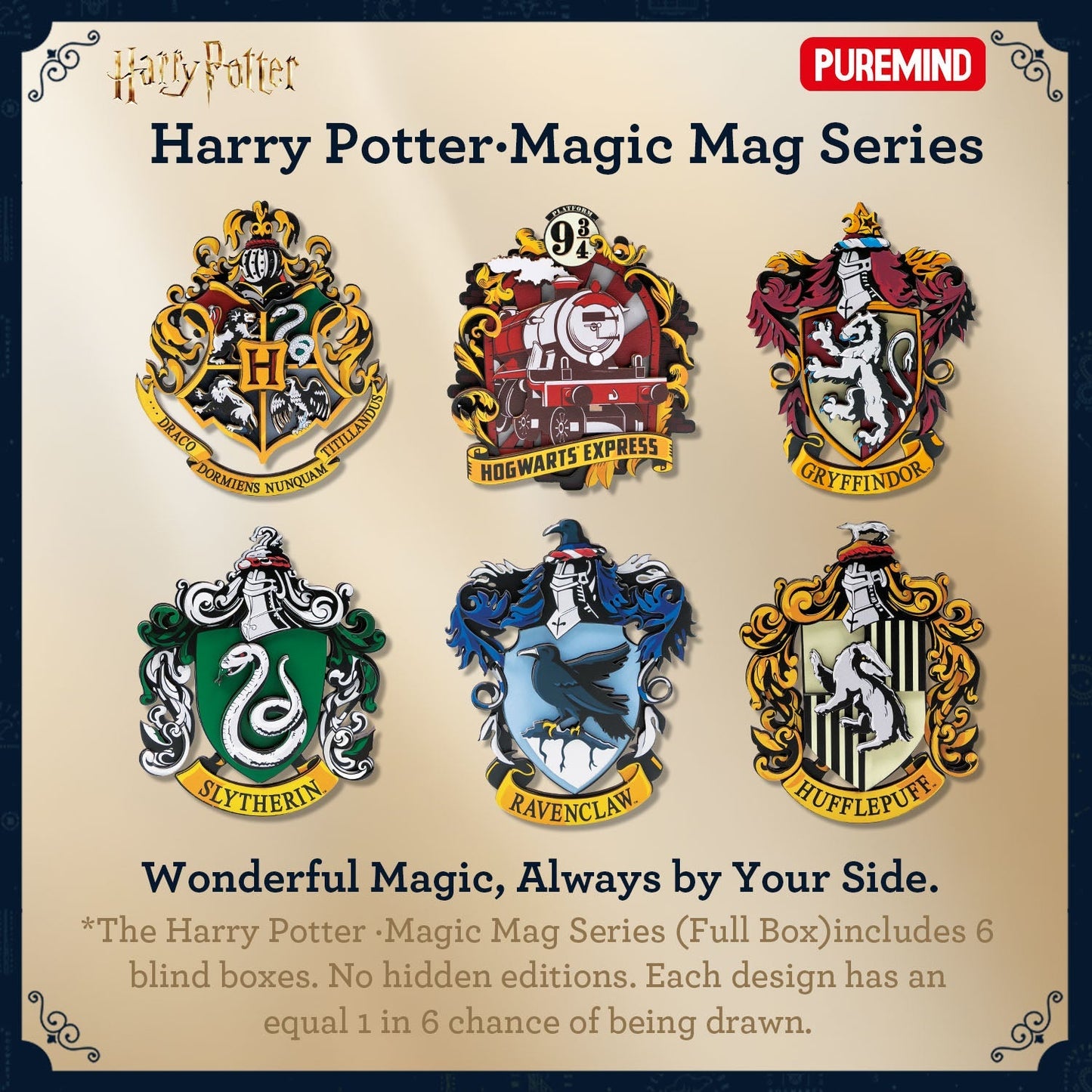 Puremind: Craft Kit - Harry Potter - Hogwarts - Magic Mag Series - Blind Box