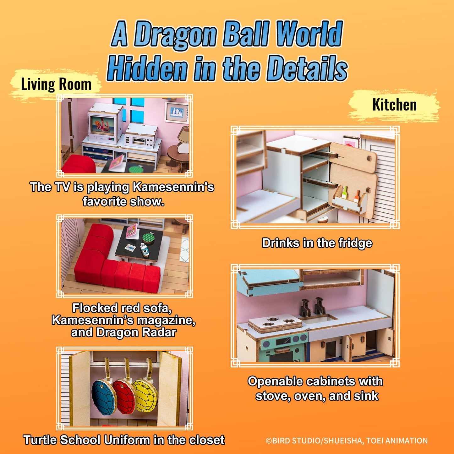 Puremind: Craft Kit - Dragon Ball - Kame House