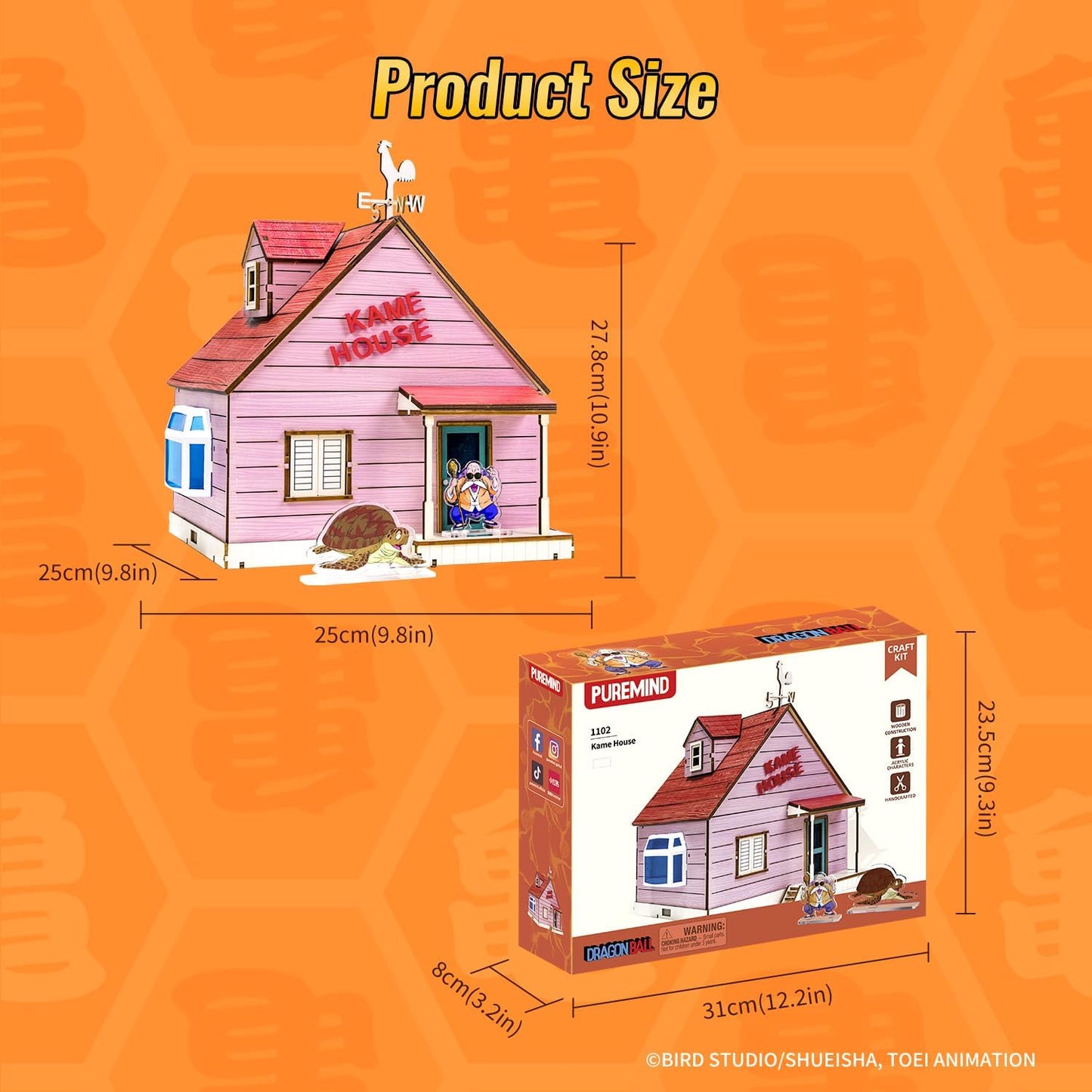 Puremind: Craft Kit - Dragon Ball - Kame House