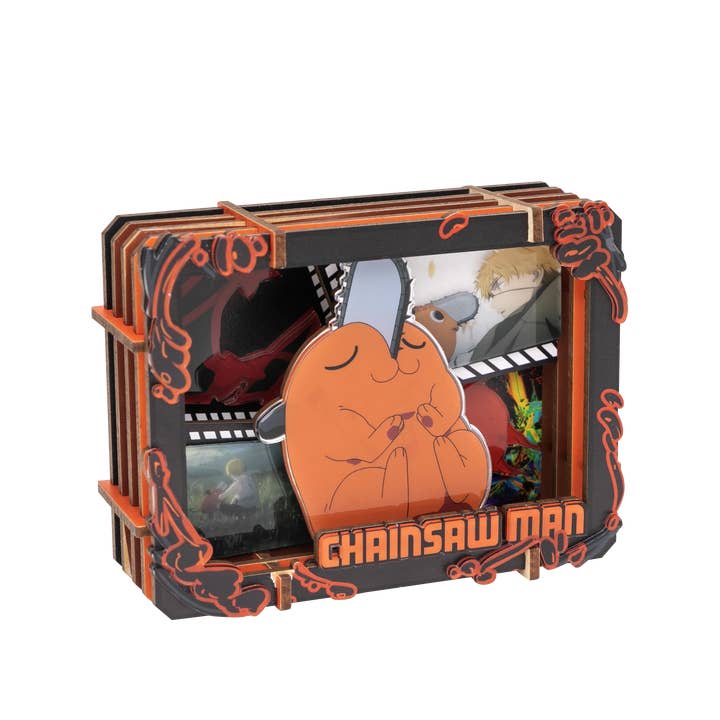 Puremind: Craft Kit - Wooden Gallery - Individual Snapshot - Chainsaw Man - Pochita