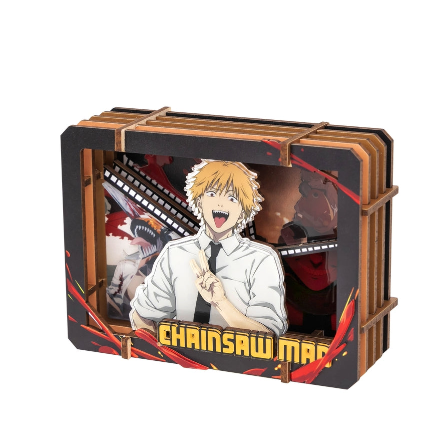 Puremind: Craft Kit - Wooden Gallery - Individual Snapshot - Chainsaw Man - Denji
