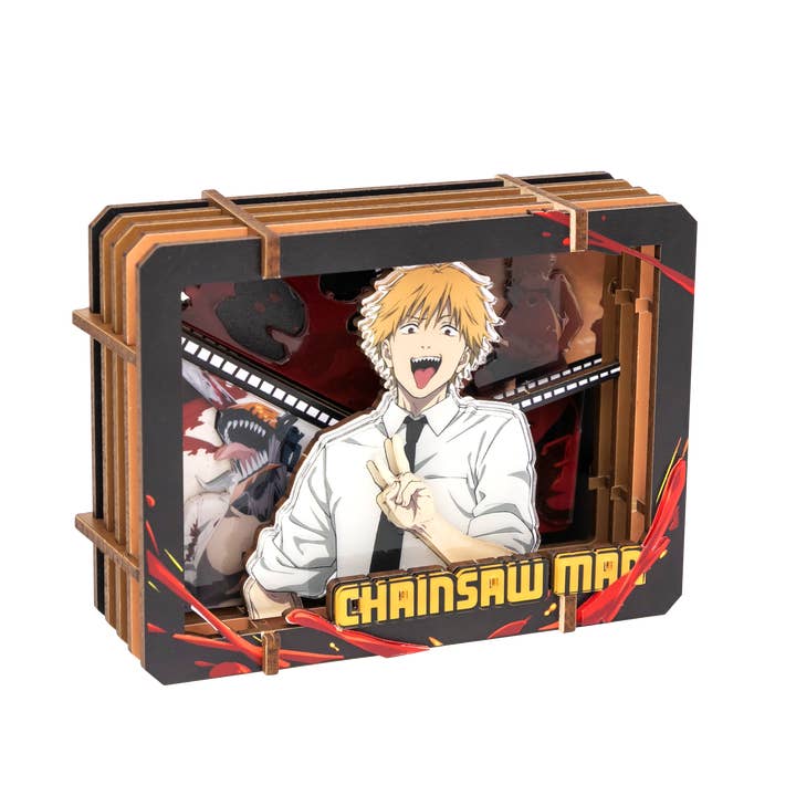 Puremind: Craft Kit - Wooden Gallery - Individual Snapshot - Chainsaw Man - Denji