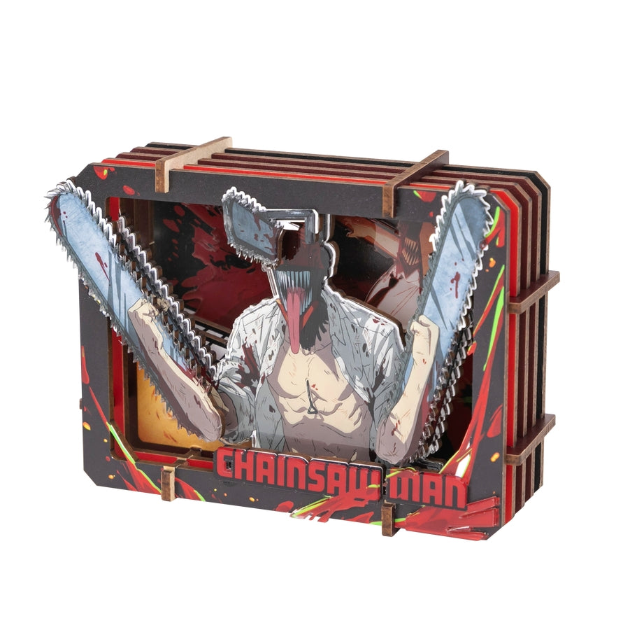 Puremind: Craft Kit - Wooden Gallery - Individual Snapshot - Chainsaw Man - Chainsaw Devil
