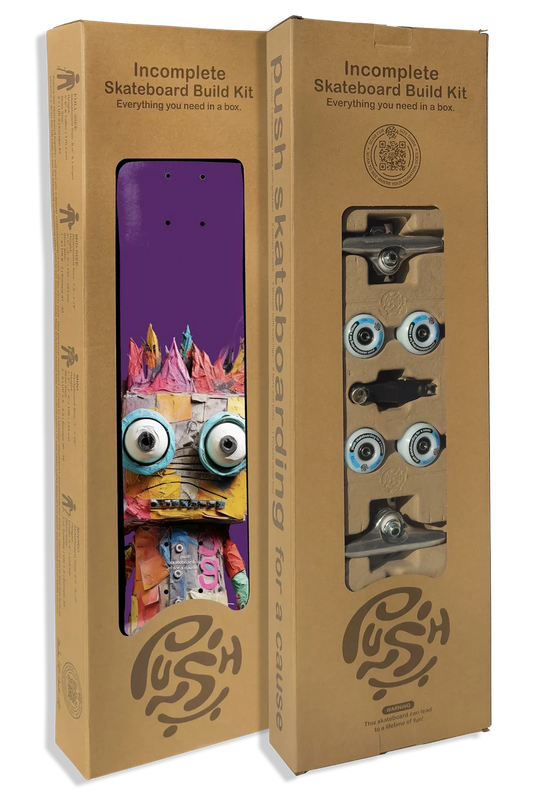 PUSH "Big Ragdoll" 7.5" IN-COMPLETE SKATEBOARD
