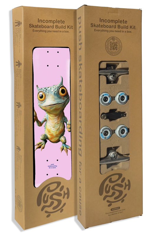 PUSH "Double Thumb" 7" IN-COMPLETE SKATEBOARD