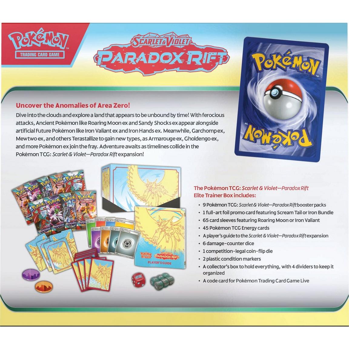 Pokemon: Scarlet & Violet - Paradox Rift Elite Trainer Box (Blue)