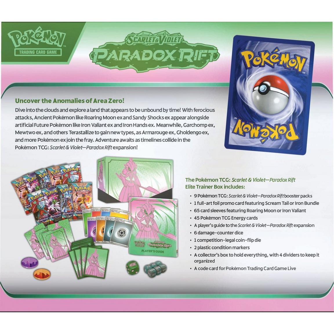 Pokemon: Scarlet & Violet - Paradox Rift Elite Trainer Box (Green)