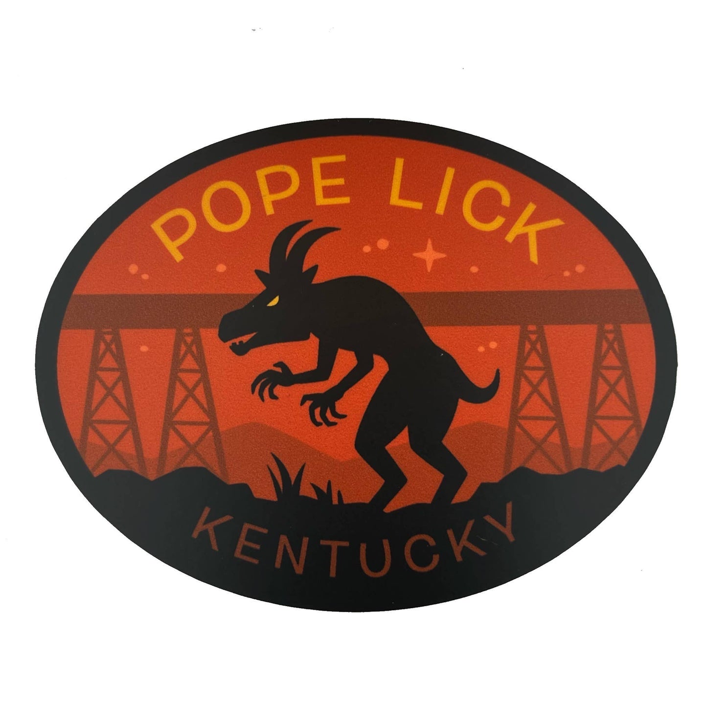 Pope Lick, Kentucky Travel Sticker
