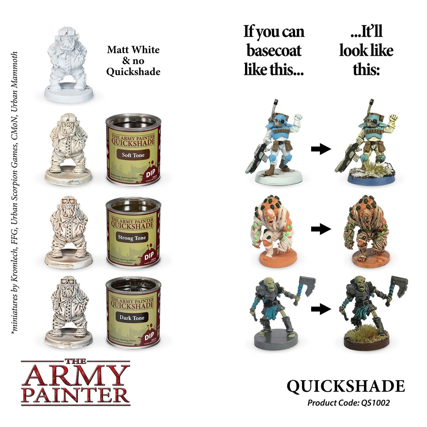 Army Painter Quickshade Dip: Strong Tone