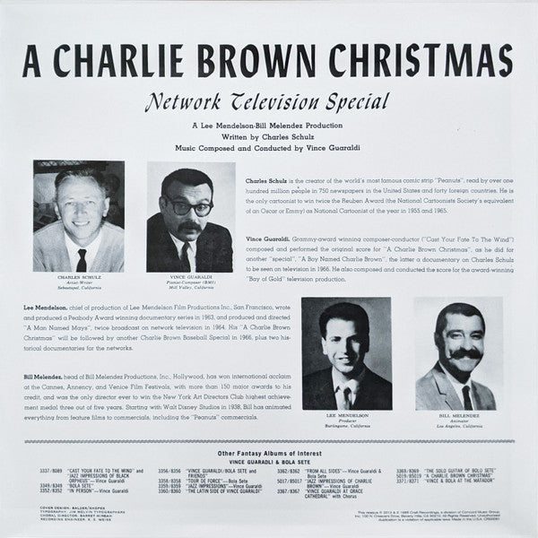 Vince Guaraldi Quintet - A Charlie Brown Christmas Vinyl LP Record