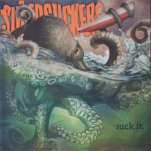 Supersuckers - Suck It. Sea Green/Neon Orange Splatter Color Vinyl LP Record