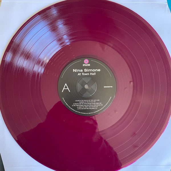Nina Simone – Nina Simone At Town Hall 180G Purple Color Vinyl LP Record