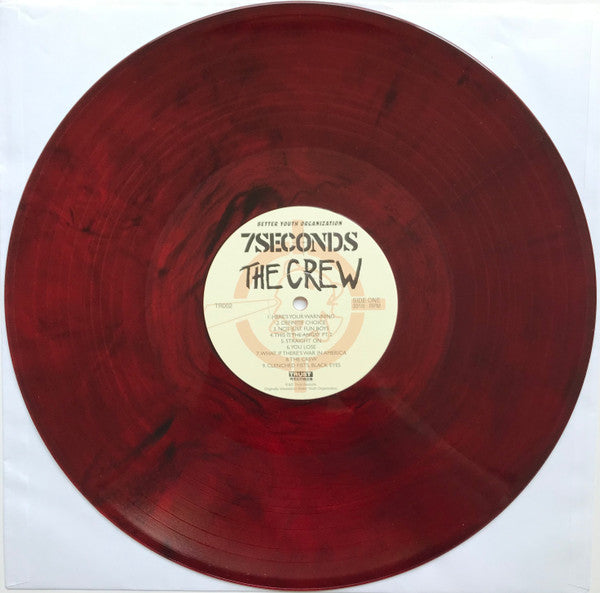 7 Seconds – The Crew Red & Black Galaxy Color Vinyl LP Record